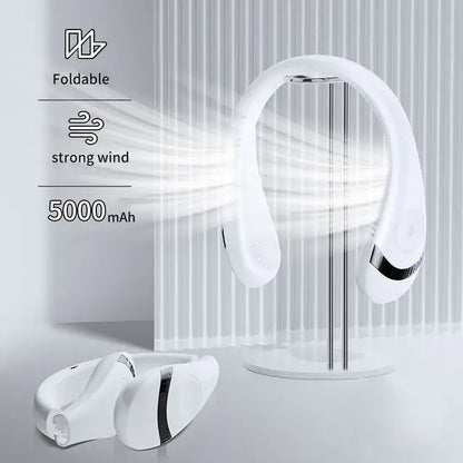 Ventilateur pliable à col suspendu