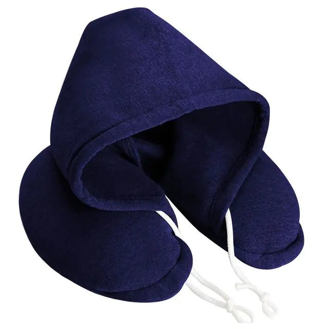 Hooded Travel Neck Pillow