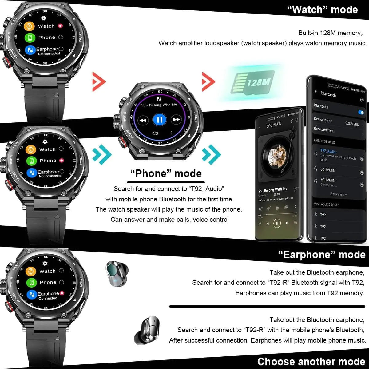 Oryon™ - Montre intelligente de sport